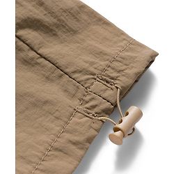Babyhug Woven Full Length Solid Trouser With Stretch - Khaki