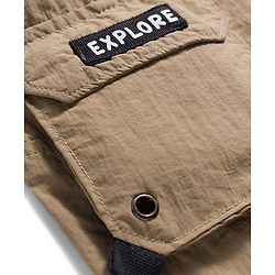 Babyhug Woven Full Length Solid Trouser With Stretch - Khaki