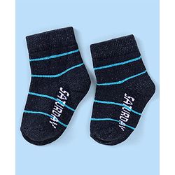 Cute Walk by Babyhug Knit Ankle Length Socks With Stripes Pack Of 7 - Multicolour