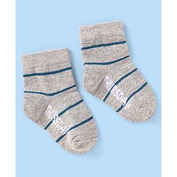 Cute Walk by Babyhug Knit Ankle Length Socks With Stripes Pack Of 7 - Multicolour