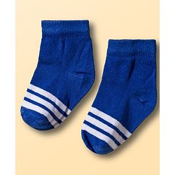 Cutewalk by Babyhug Knit Ankle Length Socks With Stripes Pack Of 5 - Multicolour