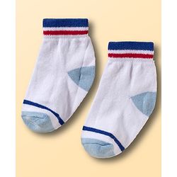 Cutewalk by Babyhug Knit Ankle Length Socks With Stripes Pack Of 5 - Multicolour