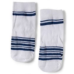 Cute Walk by Babyhug Knit Ankle Length Anti Bacterial Socks with Stripe Polka Dot & Teddy Design Pack of 5 - Grey & Navy Blue