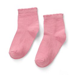 Cute Walk by Babyhug Knit Ankle Length Antibacterial Socks with Strawberry Design Pack of 5 - Multicolor