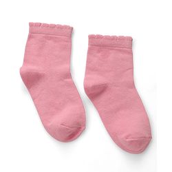 Cute Walk by Babyhug Knit Ankle Length Antibacterial Socks with Strawberry Design Pack of 5 - Multicolor