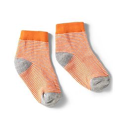 Cute Walk by Babyhug Knit Ankle Length Anti Bacterial Socks with Stripes & Ball Design Pack of 3 - Multicolor
