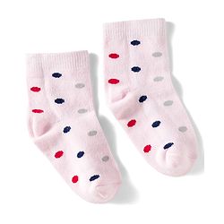 Cute Walk by Babyhug Knit Ankle Length Anitbacterial Socks With Floral Design Pack Of 3 - Purple Pink & Red