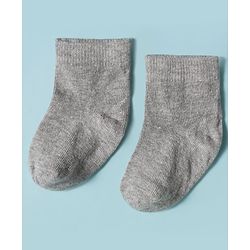 Cute Walk by Babyhug Knit Ankle Length Antibacterial Socks with Star Design & Stripes Pack of 3 - Multicolor