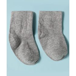 Cute Walk by Babyhug Knit Ankle Length Antibacterial Socks with Star Design & Stripes Pack of 3 - Multicolor