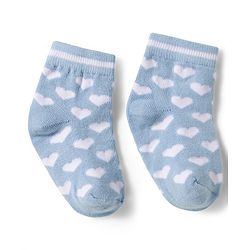 Cute Walk by Babyhug Knit Ankle Length Anti-Bacterial Striped Socks Heart & Polka Dot Design Pack Of 3 - Pink &