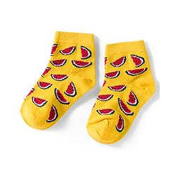 Cutewalk by Babyhug Knit Ankle Length Anti Bacterial Socks With Strawberry Design Pack Of 7 - Multicolour