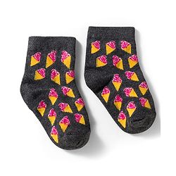 Cutewalk by Babyhug Knit Ankle Length Anti Bacterial Socks With Strawberry Design Pack Of 7 - Multicolour