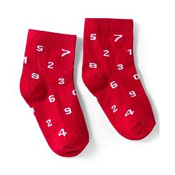Cutewalk by Babyhug Knit Ankle Length Anti Bacterial Socks With Numbers Design Pack Of 5 - Multicolour