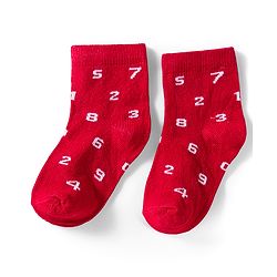 Cutewalk by Babyhug Knit Ankle Length Anti Bacterial Socks With Numbers Design Pack Of 5 - Multicolour