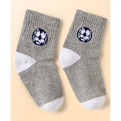 Cute Walk by Babyhug Knit Ankle Length Antibacterial Socks with Ball Design Pack of 5 - Multicolor