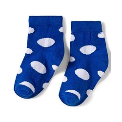 Cute Walk by Babyhug Knit Ankle Length Antibacterial Socks with Polka Dot Design Pack of 5 - Multicolor