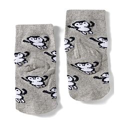 Cute Walk by Babyhug Knit Ankle Length Anitbacterial Socks With  Stripes Pack Of 3 - Blue Black & Grey