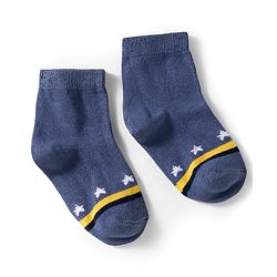 Cutewalk by Babyhug Knit Ankle Length Anti Bacterial Socks With Stripes Pack Of 5 - Multicolour