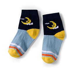 Cutewalk by Babyhug Knit Ankle Length Anti Bacterial Socks With Stripes Pack Of 5 - Multicolour