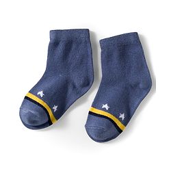 Cutewalk by Babyhug Knit Ankle Length Anti Bacterial Socks With Stripes Pack Of 5 - Multicolour
