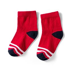 Cutewalk by Babyhug Ankle Length Anti Bacterial Socks With Stripes Pack Of 5 - Multicolour