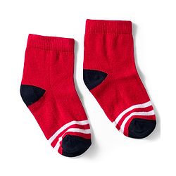 Cutewalk by Babyhug Ankle Length Anti Bacterial Socks With Stripes Pack Of 5 - Multicolour