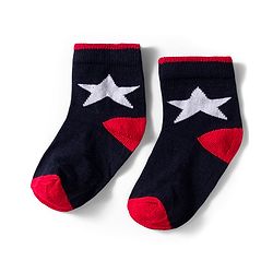 Cutewalk by Babyhug Ankle Length Anti Bacterial Socks With Stripes Pack Of 5 - Multicolour