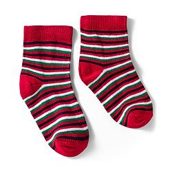 Cutewalk by Babyhug Ankle Length Anti Bacterial Socks With Stripes Pack Of 5 - Multicolour