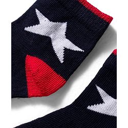 Cutewalk by Babyhug Ankle Length Anti Bacterial Socks With Stripes Pack Of 5 - Multicolour