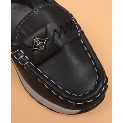 Cute Walk by Babyhug Slip On Solid Loafers - Tan