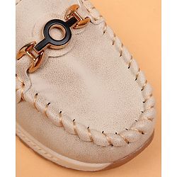 Cute Walk by Babyhug Slip On Solid Loafers - Beige