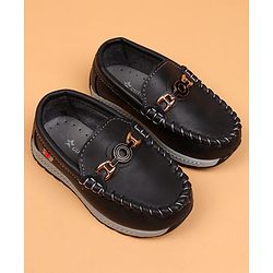 Cute Walk by Babyhug Slip On Solid Loafers - Beige