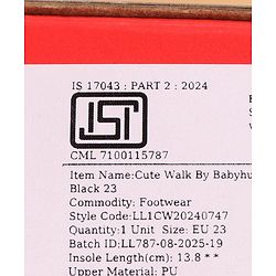 Cute Walk by Babyhug Slip On Solid Loafers - Beige