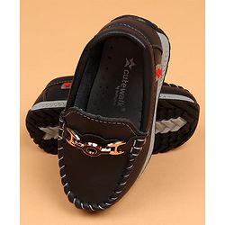 Cute Walk by Babyhug Slip On Solid Loafers - Beige