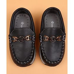 Cute Walk by Babyhug Slip On Solid Loafers - Beige