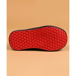 Cute Walk by Babyhug Slip On Oxford Shoes With Applique - Black