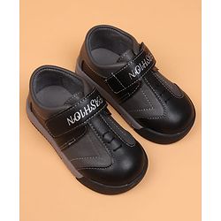 Cute Walk by Babyhug Velcro Closure Solid Oxfords - Beige