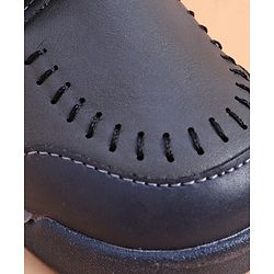 Cute Walk by Babyhug Formal Shoes With Velcro Closure - Brown