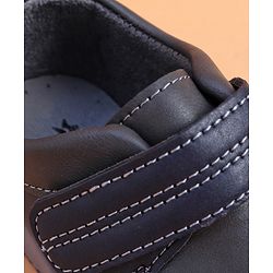 Cute Walk by Babyhug Formal Shoes With Velcro Closure - Brown