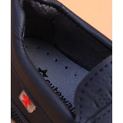 Cute Walk by Babyhug Loafer With Star Applique - Brown