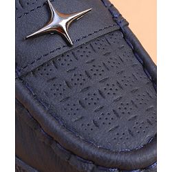 Cute Walk by Babyhug Loafer With Star Applique - Brown