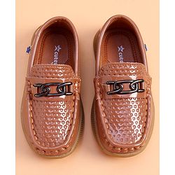 Cute Walk by Babyhug Slip on Party Wear Loafer - Brown