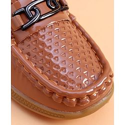 Cute Walk by Babyhug Slip on Party Wear Loafer - Brown