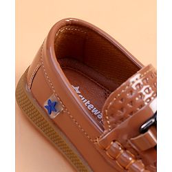 Cute Walk by Babyhug Slip on Party Wear Loafer - Brown