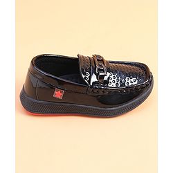 Cute Walk by Babyhug Slip on Party Wear Loafer - Brown