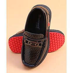 Cute Walk by Babyhug Slip on Party Wear Loafer - Brown