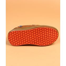 Cute Walk by Babyhug Slip On Solid Loafers - Brown
