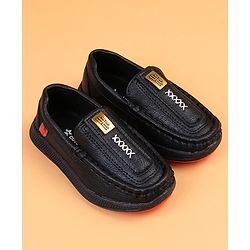 Cute Walk by Babyhug Slip On Solid Loafers - Brown
