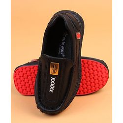 Cute Walk by Babyhug Slip On Solid Loafers - Brown