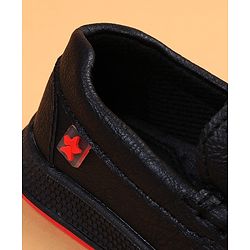 Cute Walk by Babyhug Slip On Solid Loafers - Brown